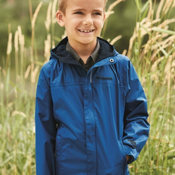 NWT Columbia Boy's Watertight Packable Rain Jacket - Picture 5 of 5
